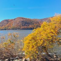 Take-out does have its advantages! Scenic Hudson River ride from Beacon to NYC, NY 10/26/2025 at Kitchen & Coffee in Beacon