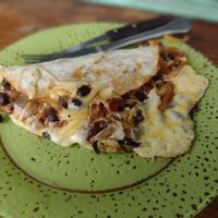 Quesadilla vegetariana at Silvestre in Colonia Suiza