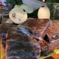 Vegan brownies and muffins at Silvestre in Colonia Suiza