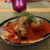 Arancini balls at Green Loft in Northampton