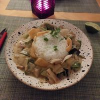 Thai green curry at Green Loft in Northampton