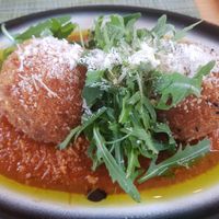 Arancini balls at Green Loft in Northampton