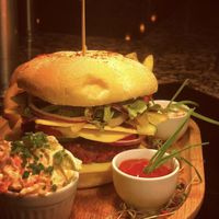 Burger at Green Loft in Northampton