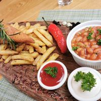 Vegan Fish and Chips at Green Loft in Northampton