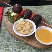 Falafel starter at Green Loft in Northampton