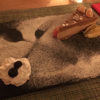 Caramel cheesecake at Green Loft in Northampton