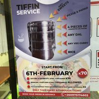 Tiffin Service! Zero Waste! Bring your own or buy one! ♻️♻️♻️  at Govinda's in Lusaka