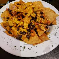 The vegan chicken nachos at The Point Pub & Grill in Central Point