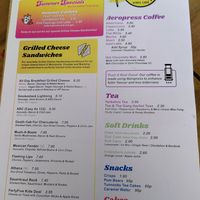 Menu (August 2023) at FortyFive in York