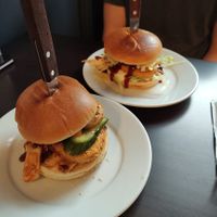Korean and standard burger at Absurd Bird in Bath