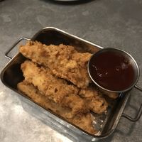 Vegan chicken tenders (2 free sauces)  at Absurd Bird in Bath