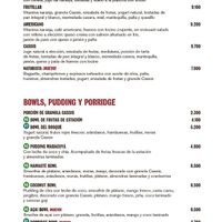 Menu8 at Café Cassis in Pucon