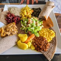 Yum factor 10. at Habesha in Austin