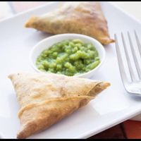 Lentil sambusa at Habesha in Austin