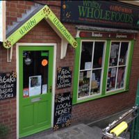 outside  at Whitby Wholefoods in Whitby