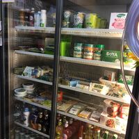 Inside fridge  at Whitby Wholefoods in Whitby