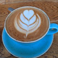 Oat latte, standard and tastes good at The Cult of Coffee in Aberdeen