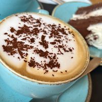 Oat milk Cappuccino   at The Cult of Coffee in Aberdeen