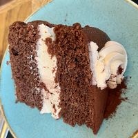 Vegan Chocolate cake  at The Cult of Coffee in Aberdeen