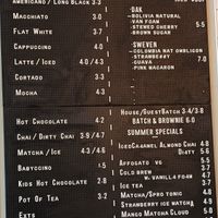Menu (Aug 2026) at The Cult of Coffee in Aberdeen