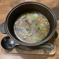 Vegetable soup.  at Terra in Sapporo