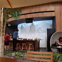 Salad bar at Terra in Sapporo