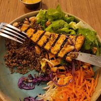 Oops, I started already before I took the picture 🤭 at Super Fourchette in Brussels