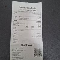  at Super Fourchette in Brussels