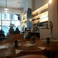 Coffee bar + working space ( free WiFi) at Super Fourchette in Brussels