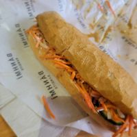 Vegan Sandwich at Banhmi Bandits in Aarhus