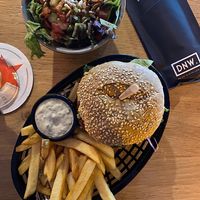 Dutch weedburger  at De Nieuwe Wereld in Oss