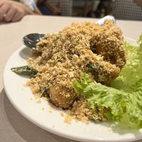 麦片虾 #Veganuary at D'Life Signature 蔬品軒 - Novena in Central Singapore