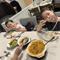 2 of my princess enjoy their food so much  #Veganuary at D'Life Signature 蔬品軒 - Novena in Central Singapore