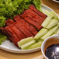 Roasted suckling "pig" wrap at D'Life Signature 蔬品軒 - Novena in Central Singapore