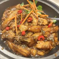 Mei cai eggplant 🍆 Feb 25 at D'Life Signature 蔬品軒 - Novena in Central Singapore