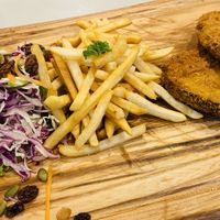 Fish and chips  at D'Life Signature 蔬品軒 - Novena in Central Singapore