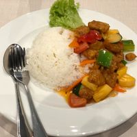 Sweet and sour pork rice at D'Life Signature 蔬品軒 - Novena in Central Singapore