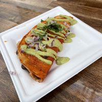 Queso taco  at La Vegana Mexicana in Santa Ana