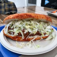 Pambazo   at La Vegana Mexicana in Santa Ana