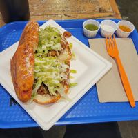 Pambazo at La Vegana Mexicana in Santa Ana