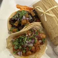 Tacos  at La Vegana Mexicana in Santa Ana