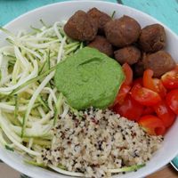 Raiz Buddha bowl at Desde la RAIZ in La Serena