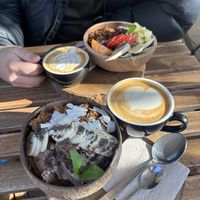 Peanut butter bowl & Acai bowls  at Jester in Sevilla