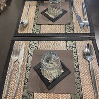 Table set  at Khao Thip in Nancy