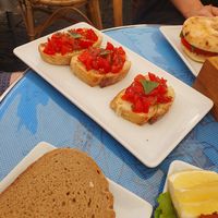 Bruschetta at Café Caso in Capri