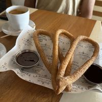 The best churros I’ve had!   at La Romántica in Puerto Vallarta