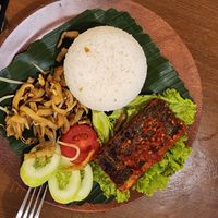 Nasi ikan bali at Bakmie Garing Vegetarian in Jakarta