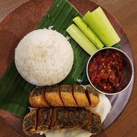 Nasi jala-jala at Bakmie Garing Vegetarian in Jakarta