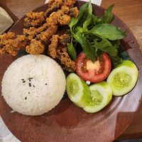 Nasi belut at Bakmie Garing Vegetarian in Jakarta
