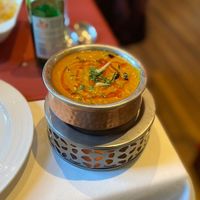 Aubergine and peanut curry  at Lal Qila in Munich